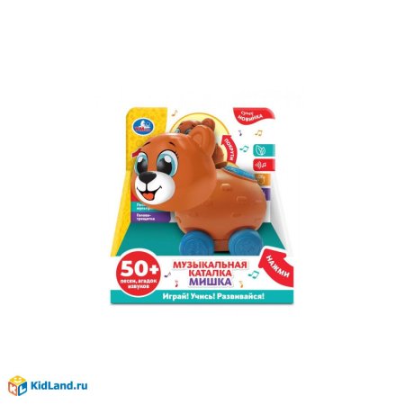  Медвежонок-качалка 50 песен,стихов,звуков.свет.кор.бат. Умка в кор.72шт