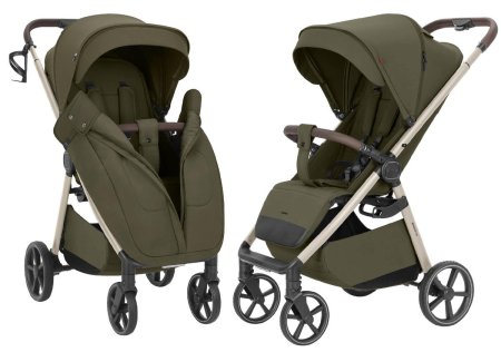 CRL-5529(2026) Коляска CARRELLO Bravo Lite  (Flax Green)