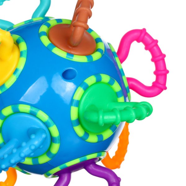 Крошка Я Погремушка «Шар трещотка»/ цвет синий арт. 10852242