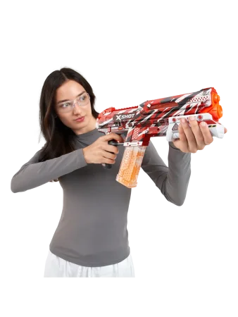 Игровой набор ZURU X-Shot HYPERGEL Клатч (бластер, 5000 снарядов-гранул, защитные очки)