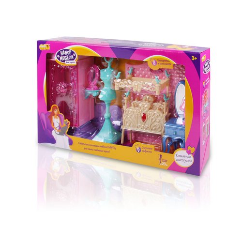 DollyToy Набор мебели для кукол  "Спальня принцессы"
