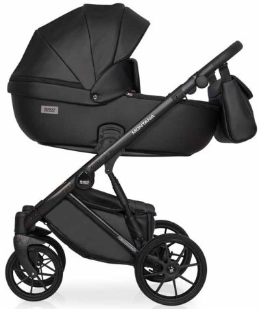 Riko Basic Коляска Montana 3 в 1 Ecco / цвет Black (черный)