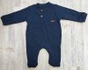 Zara Комбинезон в рубчик, длинный рукав / рост 62 см / с 1 месяца / цвет синий
