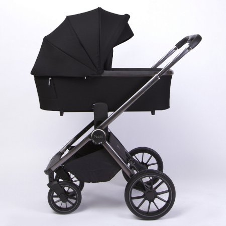 Коляска Peppy Monaco 2в1 GP(рама т.серая,шлиф.алю) (Black)