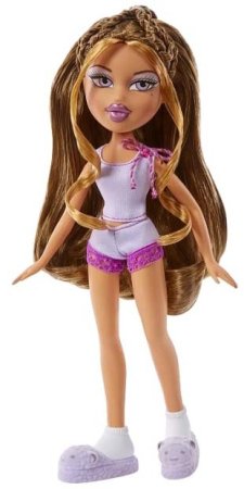 Bratz Кукла с аксессуарами Slumber Party Ясмин
