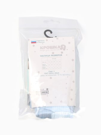 5434422 Колготки Крошка Я "BASIC",голубой  (р.74-80)