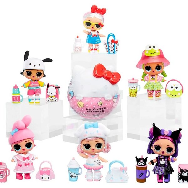 L.O.L. SURPRISE! (ЛОЛ СЮРПРАЙЗ) Кукла в шаре Hello Kitty & Friends с аксессуарами 