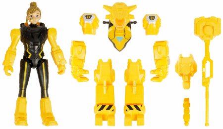 Dinoster Большая фигурка героя Делби в дино-костюме, 20 см