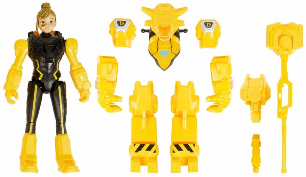 Dinoster Большая фигурка героя Делби в дино-костюме, 20 см