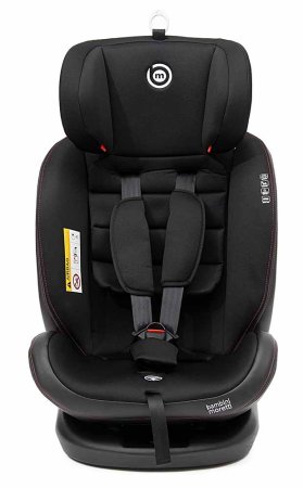 Bambini Moretti Детское автокресло ST-3 (0-36 кг) / цвет черный с красной строчкой