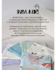 Платочки из 4-слойного муслина BUBA KIDS, 3 шт., Кабардинские лошадки/Речная вода/Сливочный