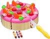 ABtoys Игрушечный фруктовый торт «Поздравляем!» из серии Помогаю Маме