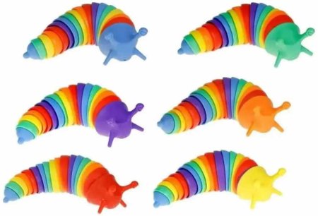 1Toy Гремушка Слизняк