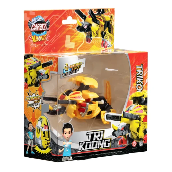 Hello Carbot Кунг фигурка Trikoong трансформер