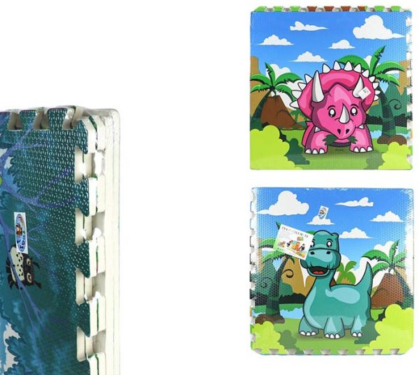 Крошка Я Развивающий коврик-пазл "Динозавры"