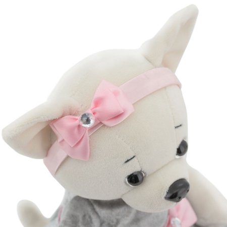 Orange Toys Мягкая игрушка Собачка Lucky Lili Благородный серый 25 см
