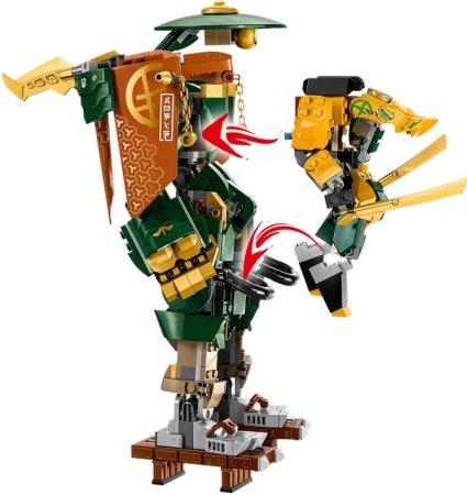 Lego Конструктор Ninjago "Командные роботы ниндзя Ллойда и Арин"