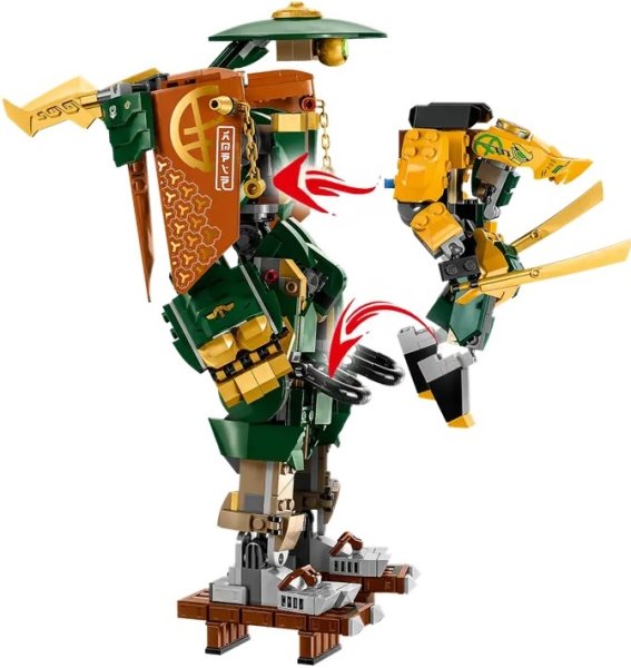 Lego Конструктор Ninjago "Командные роботы ниндзя Ллойда и Арин"