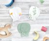 Рукавички-антицарапки Mjolk Эвкалипт/Magic Mint/Игрушки, сет из 3х пар (р.56)