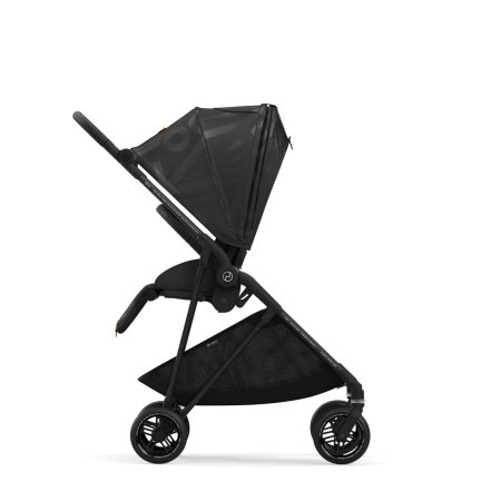 Cybex Коляска прогулочная Melio Street с дождевиком / цвет Real Black