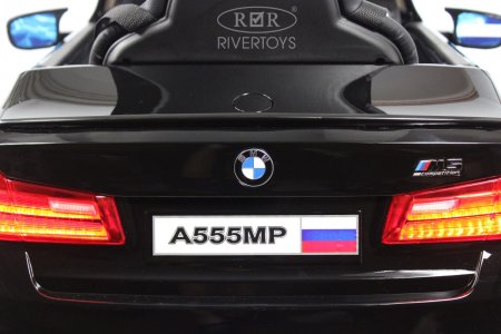 A555MP Электромобиль BMW M5 Competition (Черный глянец)