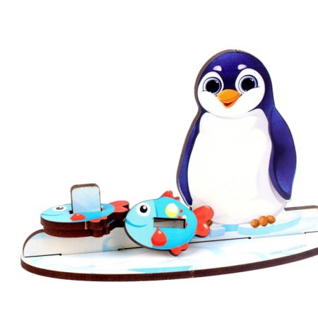 Лесная мастерская Сортер Кто что ест / разноцветный