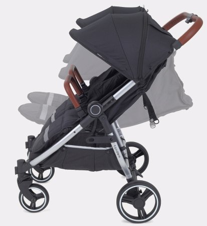 Mowbaby Прогулочная коляска для двойни Tandem / цвет Black (черный)
