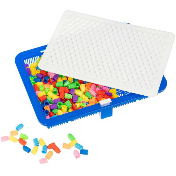  Мозаика для малышей, 260 деталей, панель с чемоданом Baby You Bondibon, BOX