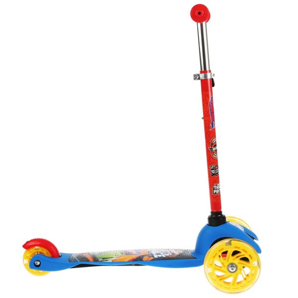 Hot wheels Самокат трехколесный 284631 / цвет красно-синий