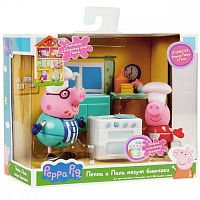Peppa Pig игровой набор Пеппа и Папа пекут блинчики					