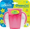 Dr. Browns Чашка-поильник Cheers 360, 200 мл, 6+ месяцев / цвет розовый