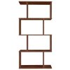 Polini Home Стеллаж фигурный Smart, 4 секции / цвет винтаж