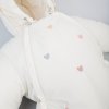(м)Комбинезон "Акварель.Вышивка Сердечки"(дем) (р. 74, цв. молочный)