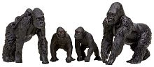 Паремо Фигурки из серии "Мир диких животных": Семья горилл, 4 предмета					