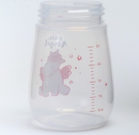 Little Angel Детский поильник с трубочкой Unicorn / цвет розовый