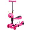 Novatrack Детский самокат-кикборд Disco-kids, / цвет розовый
