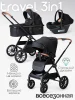 (Т) Коляска 3в1 Bambini Moretti Travel  (Black)
