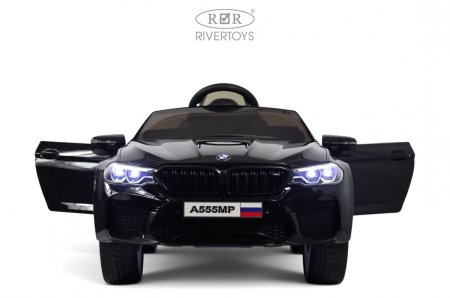 A555MP Электромобиль BMW M5 Competition (Черный глянец)
