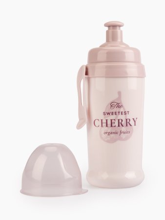 Happy Baby Поильник для кормления с прищепкой 360 мл. (lilac )