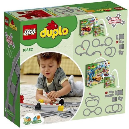 Lego Конструктор  Дупло Рельсы и стрелки