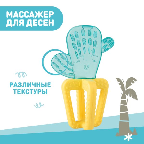 Chicco Игрушка-прорезыватель "Кактус"