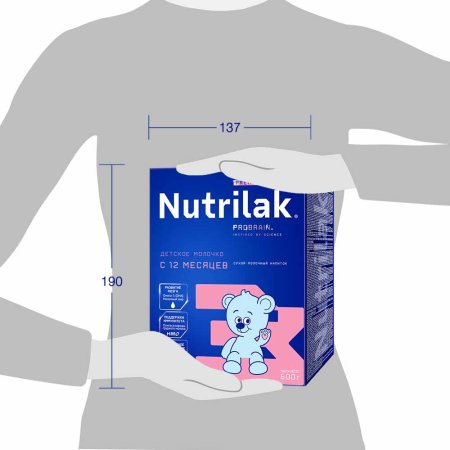Nutrilak Смесь молочная Premium 3, с 12 месяцев, 600 г