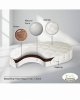 Матрас детский для овальной кроватки Nido Magia Form Cotton / размер 125 х 75 см