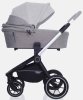 MowBaby Коляска 3 в 1 Zoom PU / цвет Silver Beige (бежево-серый, рама серебро)