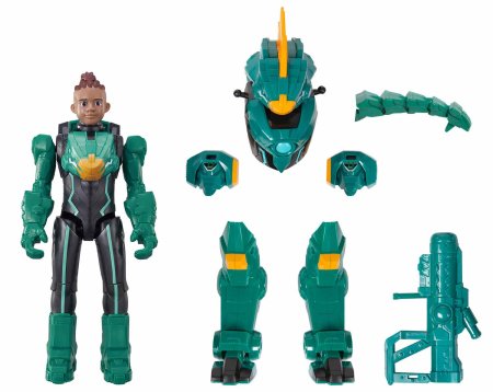 Dinoster Большая фигурка героя Оз в дино-костюме, 20 см