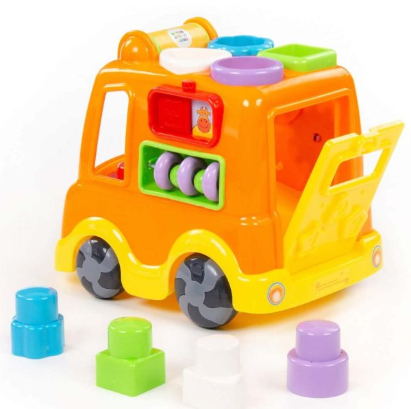 Полесье Игрушка развивающая "Волшебный фургон" Оранжевая корова