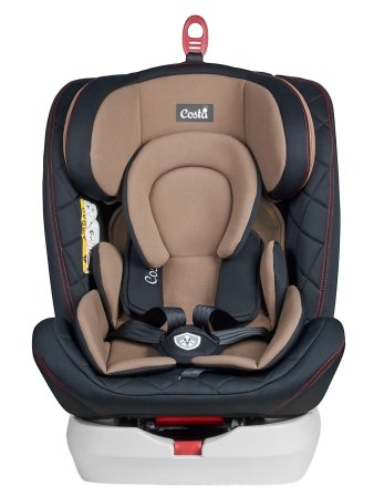 Farfello Автокресло детское KBH303 Isofix, 0-36 кг / цвет Черный-кремовый