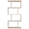 Polini Home Стеллаж фигурный Smart, 4 секции / цвет дуб