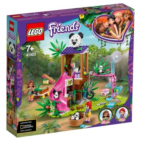 Lego Friends Конструктор Джунгли: домик для панд на дереве / цвет розовый, зеленый