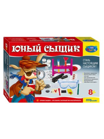 Step Puzzle Набор для опытов "Юный сыщик"